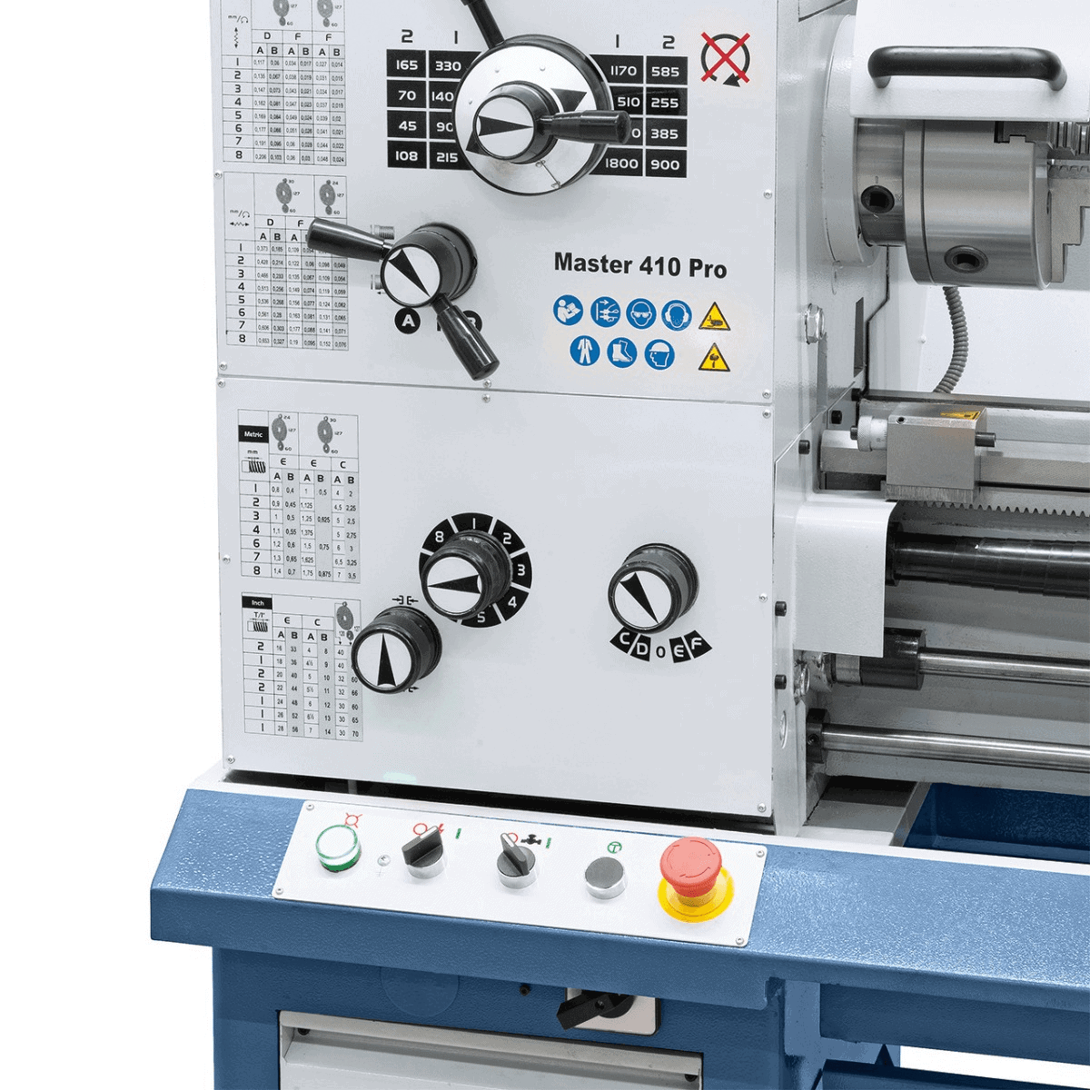 Tornio Bernardo Master 410 Pro con DRO 3 assi ES-12 V