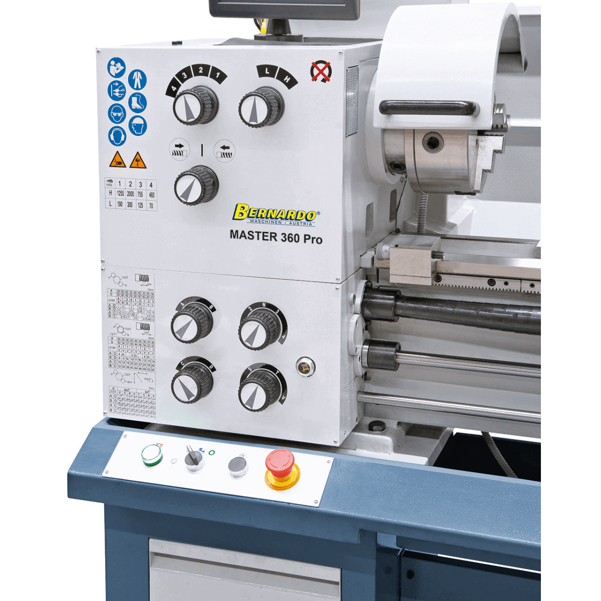 Tornio Bernardo Master 360 Pro con DRO 3 assi ES-12 V