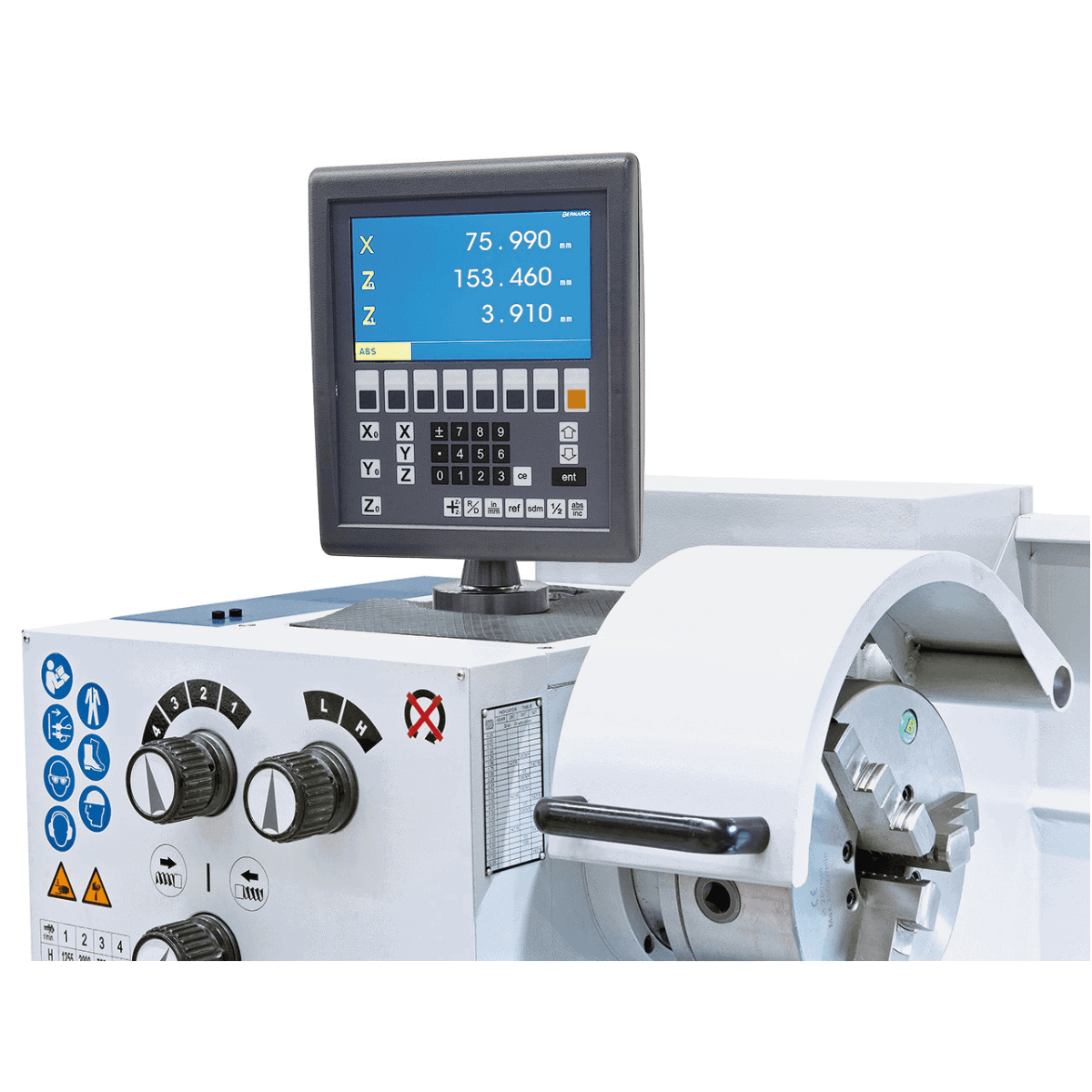 Tornio Bernardo Master 360 Pro con DRO 3 assi ES-12 V