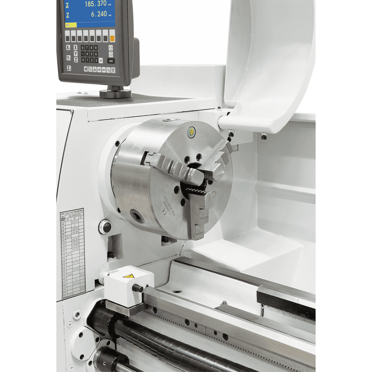 Tornio Bernardo Master 180 con DRO 3 assi ES-12 V