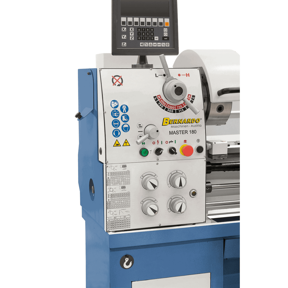 Tornio Bernardo Master 180 con DRO 3 assi ES-12 V
