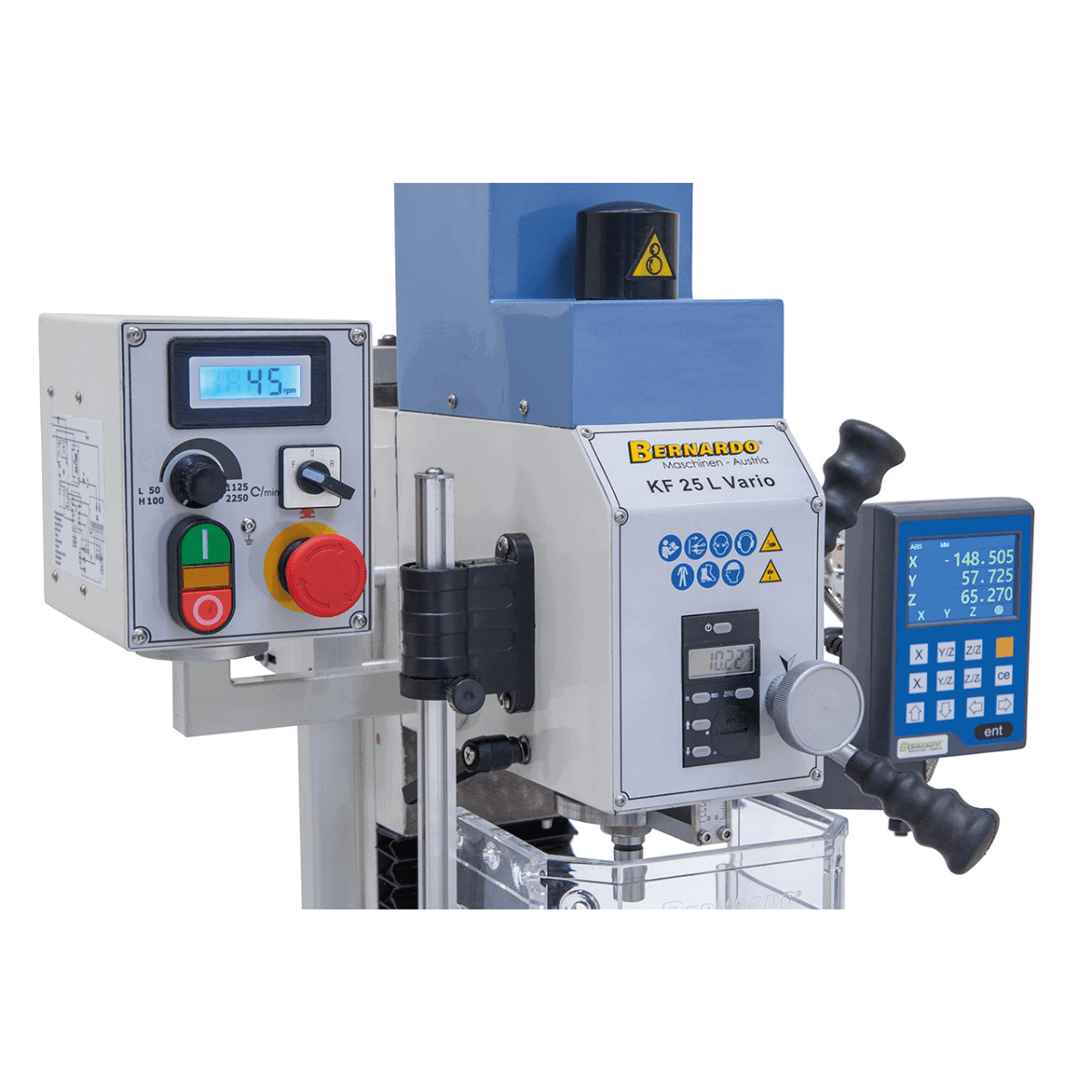 Bernardo KF 25 L Vario – Trapano/Fresatrice 3 Assi DT 40