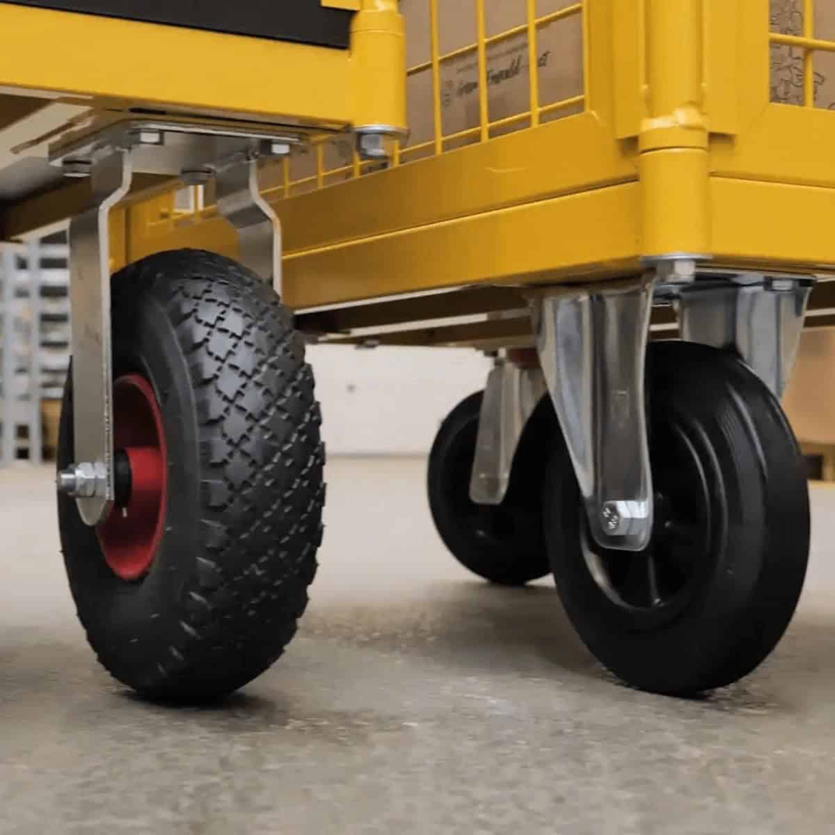 Ravendo TW 750 M-HMS – Carrello da trasporto con sponde a rete
