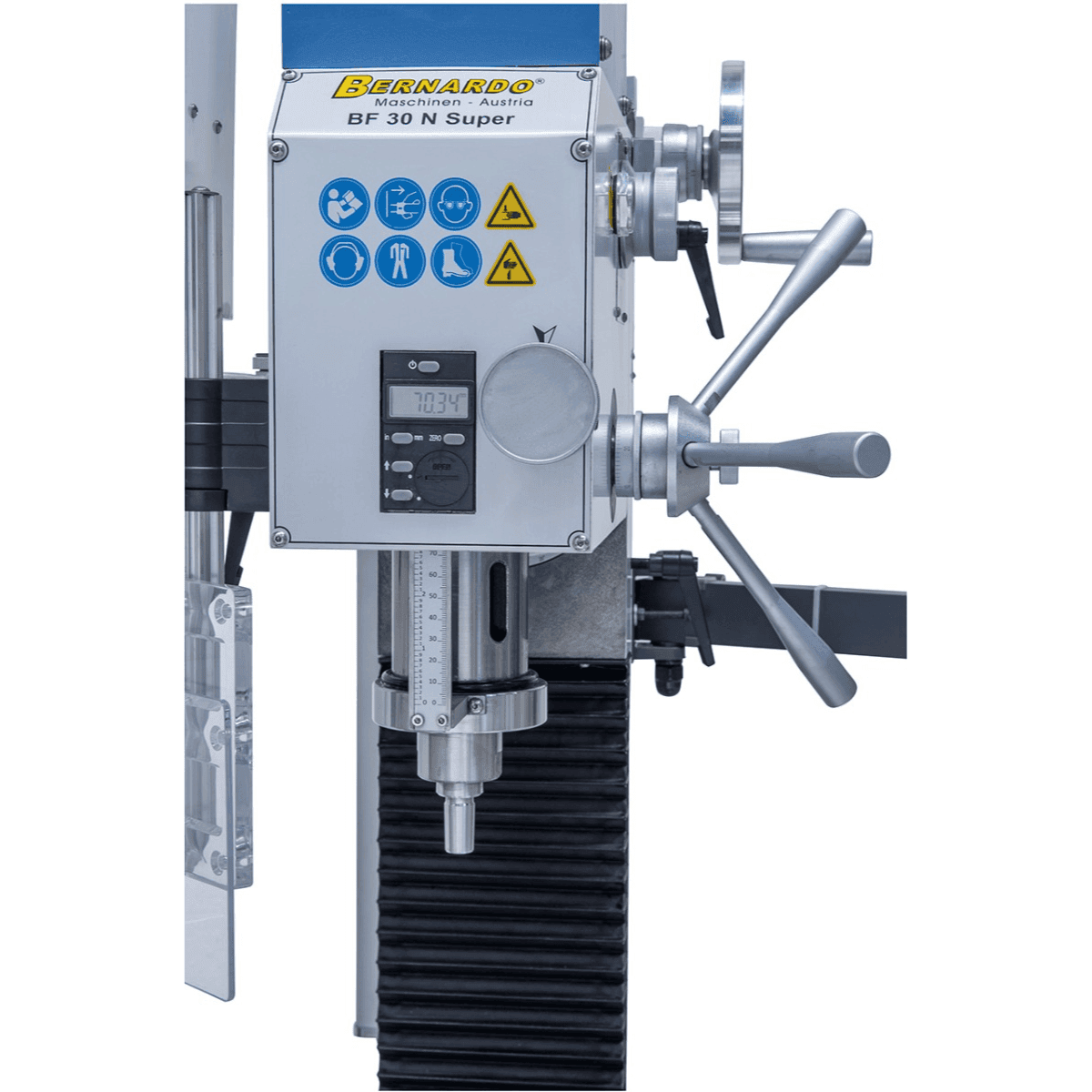 Bernardo Trapano-fresatrice BF 30 N Super con display 3 assi
