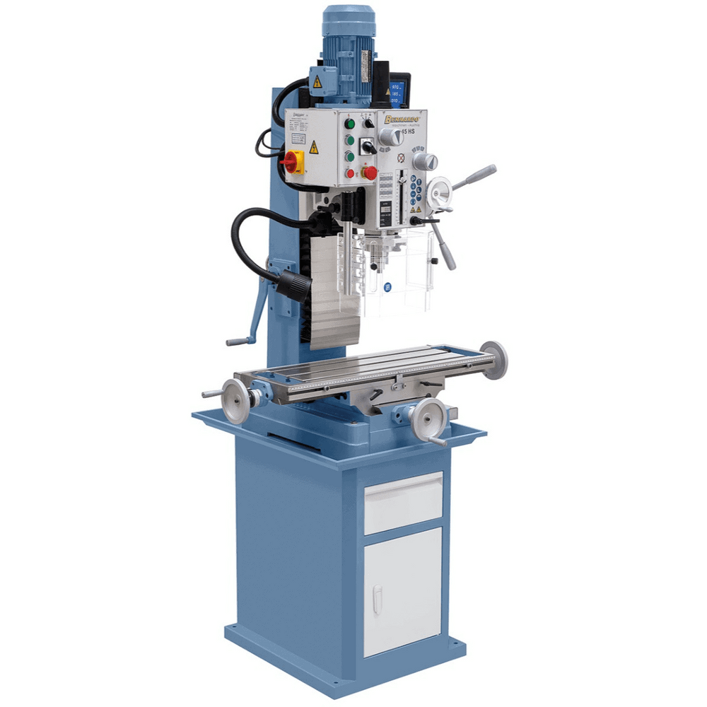 FM 45 HS Bohr-/Fräsmaschine mit 3-Achsen-Positionsanzeige ES-12 V