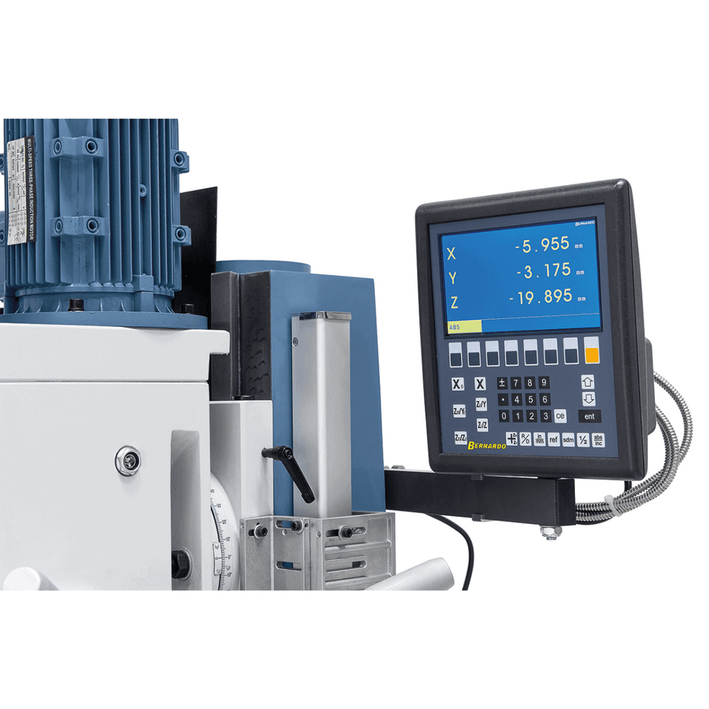 FM 45 HS Bohr-/Fräsmaschine mit 3-Achsen-Positionsanzeige ES-12 V