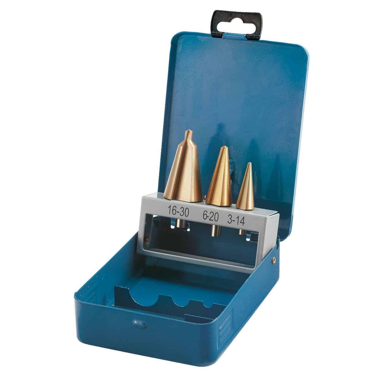 Satz mit 3 Stufenbohrern