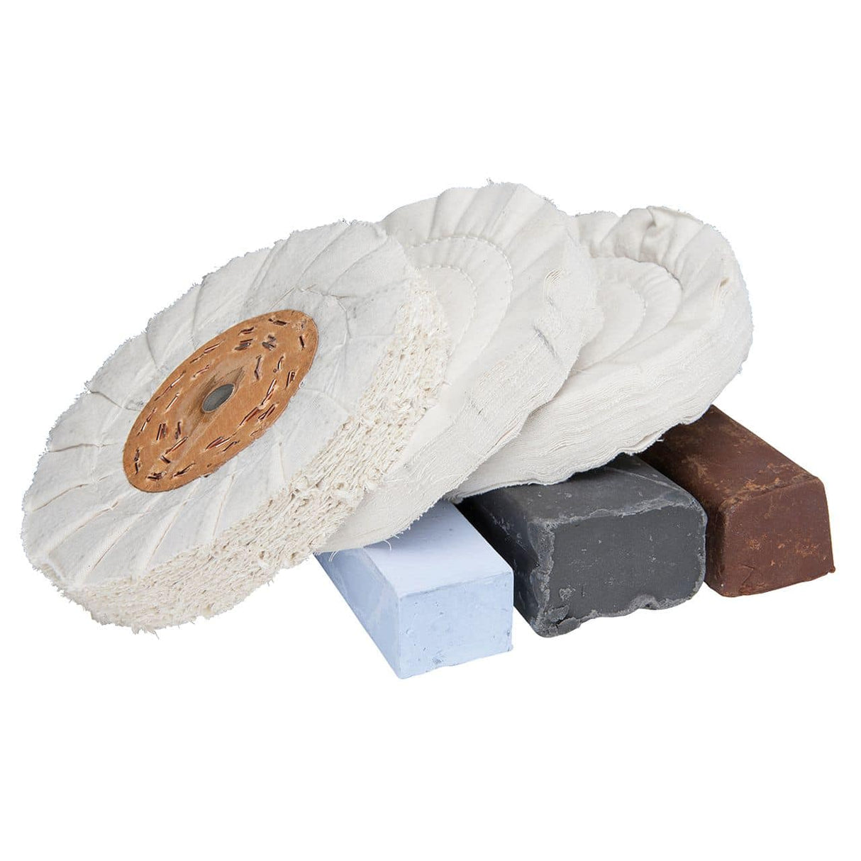 Aluminium-Polierset 200 x 20 x 16 mm, 6-teilig. 05-2000