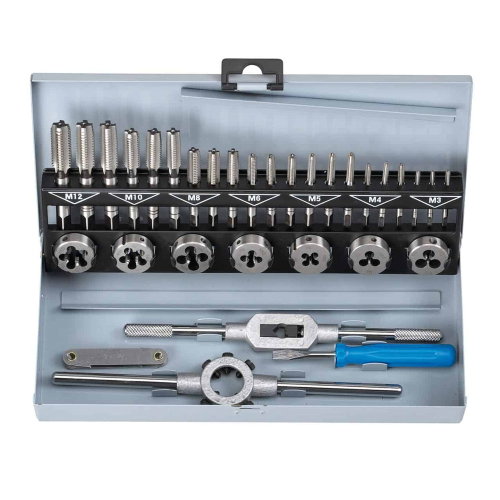 Set per filettatura HSS 32 pezzi