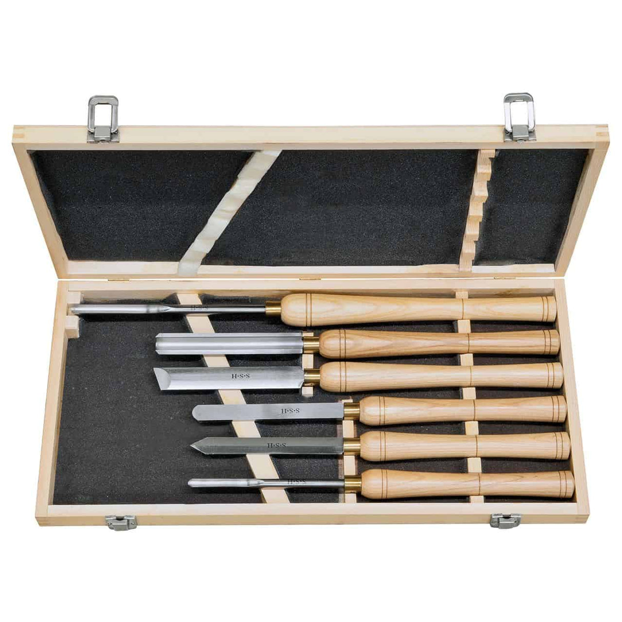 Set tornitura C, Carbon, 6-pz.
