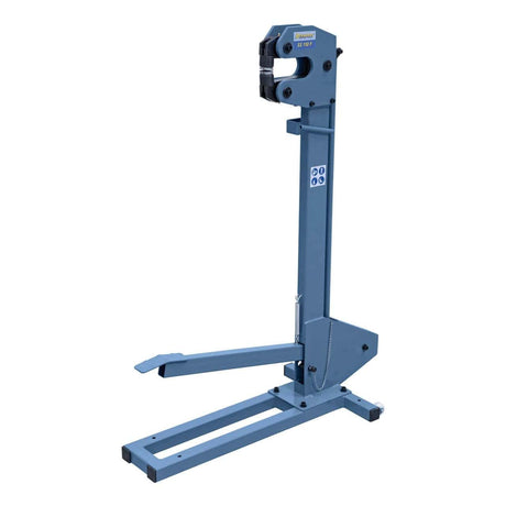 Bernardo Shrinker e Stretcher SS 150 F con gola da 150 mm, sistema a pedale e due unità separate per shrinking e stretching.