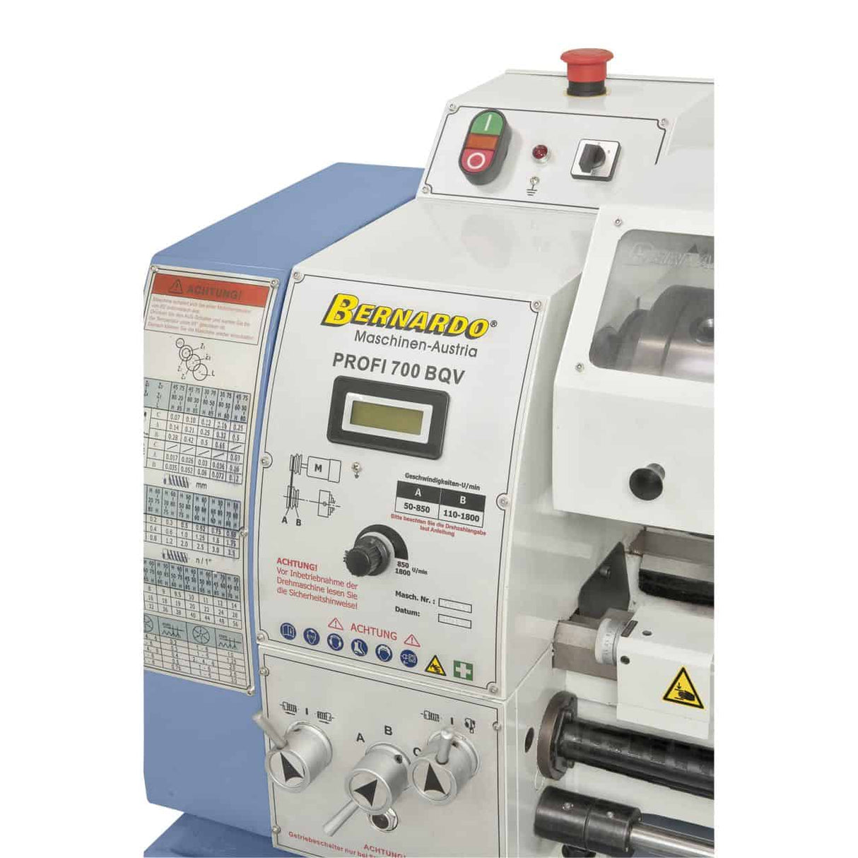 Tornio Bernardo Profi 700 BQV Vario / 230 V – Compatto e affidabile