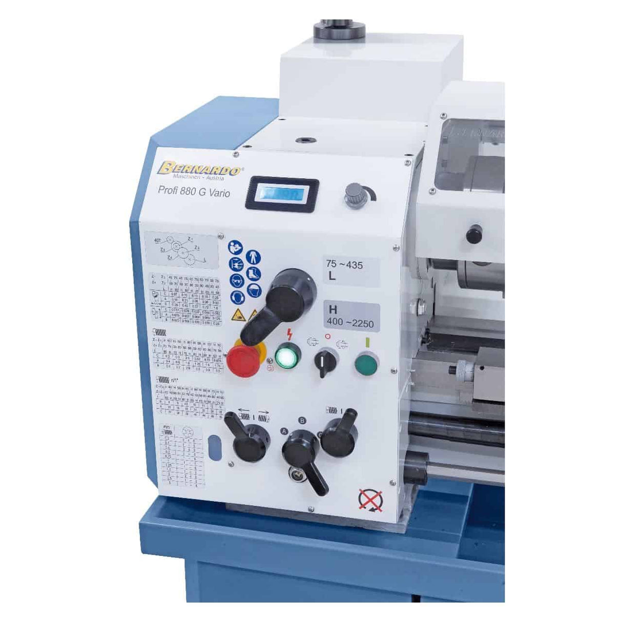 Tornio Bernardo Precision Profi 880 G Vario / 230 V – Potente e versatile