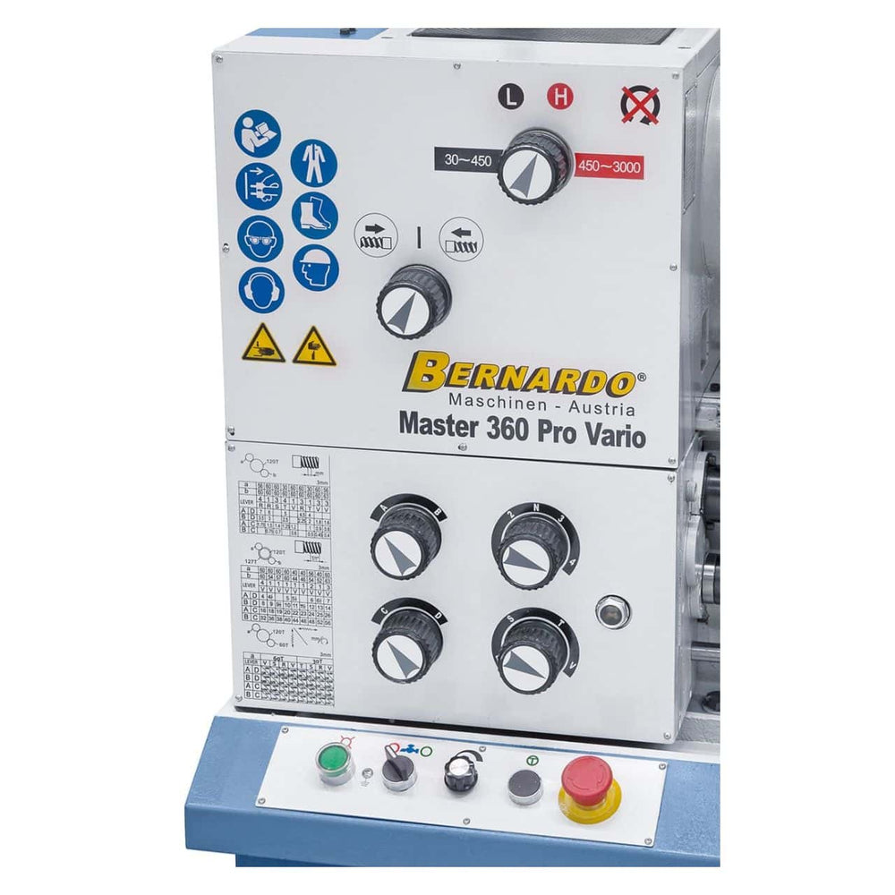 Tornio Bernardo Master 360 Pro Vario con visualizzatore digitale ES-12 V