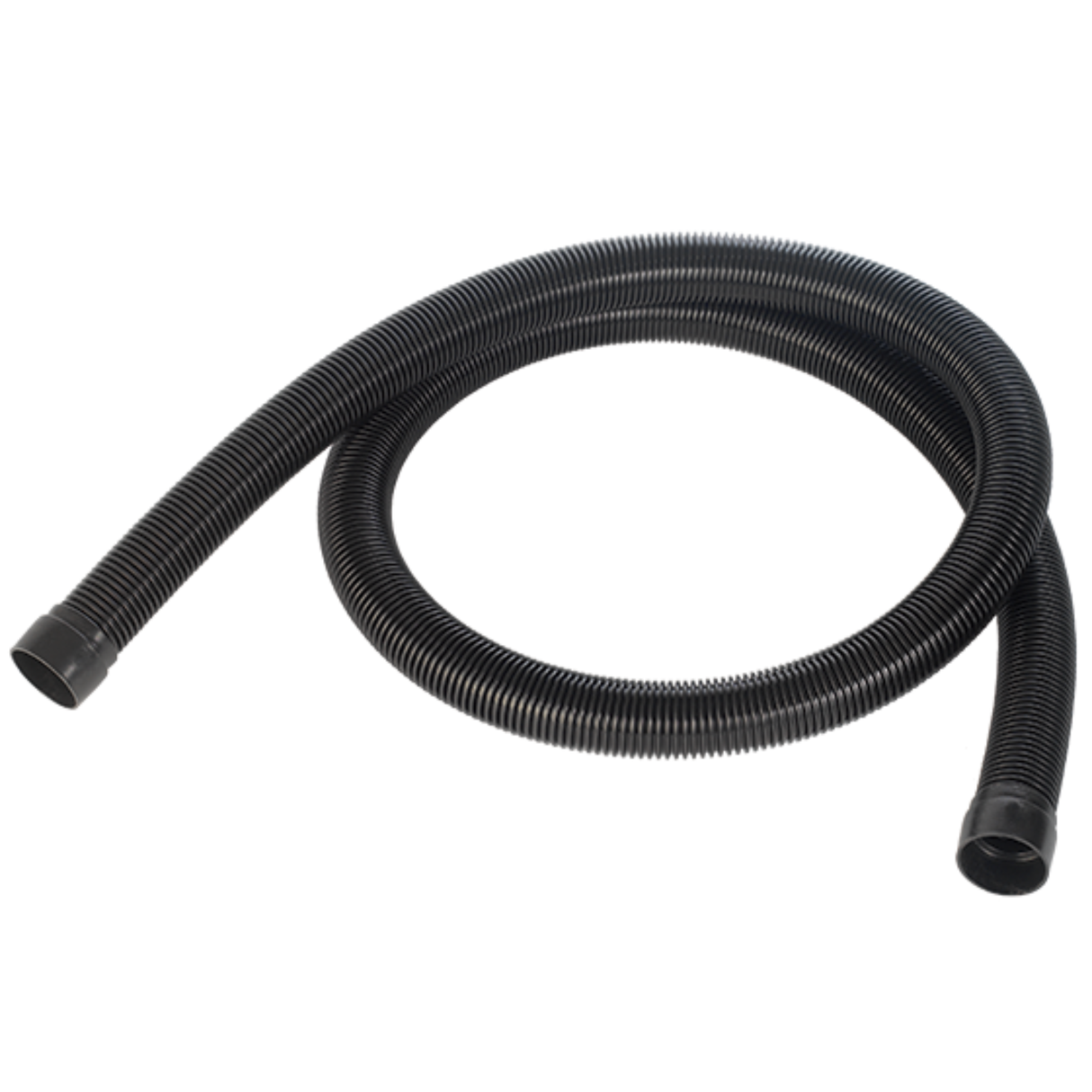 Tubo flessibile di aspirazione professionale da 2,5 pollici e 2,5 metri, compatibile con sistemi di aspirazione industriali e da officina.