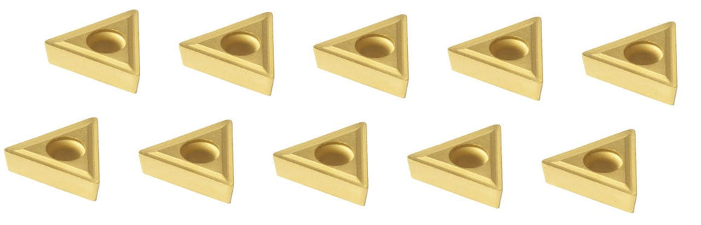 HM Wechselplatten-Set (10 Stück) für 10 / 12 / 16 mm Drehmeißel