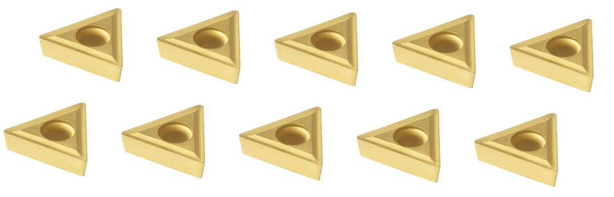 HM Wechselplatten-Set (10 Stück) für 10 / 12 / 16 mm Drehmeißel