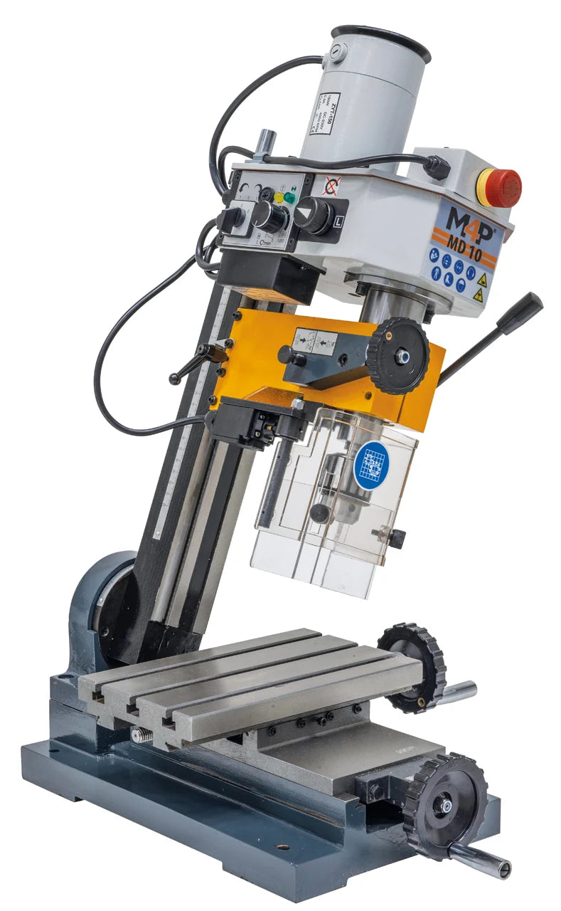 Trapano-fresatrice M4P MD 10 / 230 V con testa di fresatura inclinata