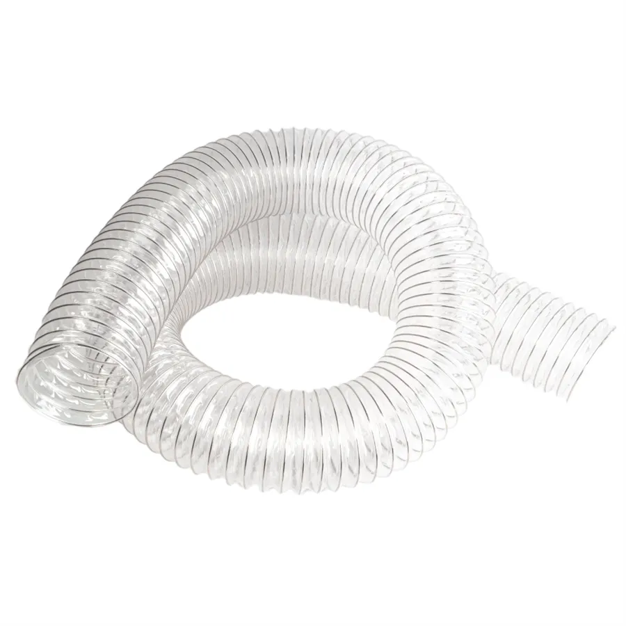 Tubo di Estrazione Trasparente per uscita da 100 mm - lunghezza 2,5 m