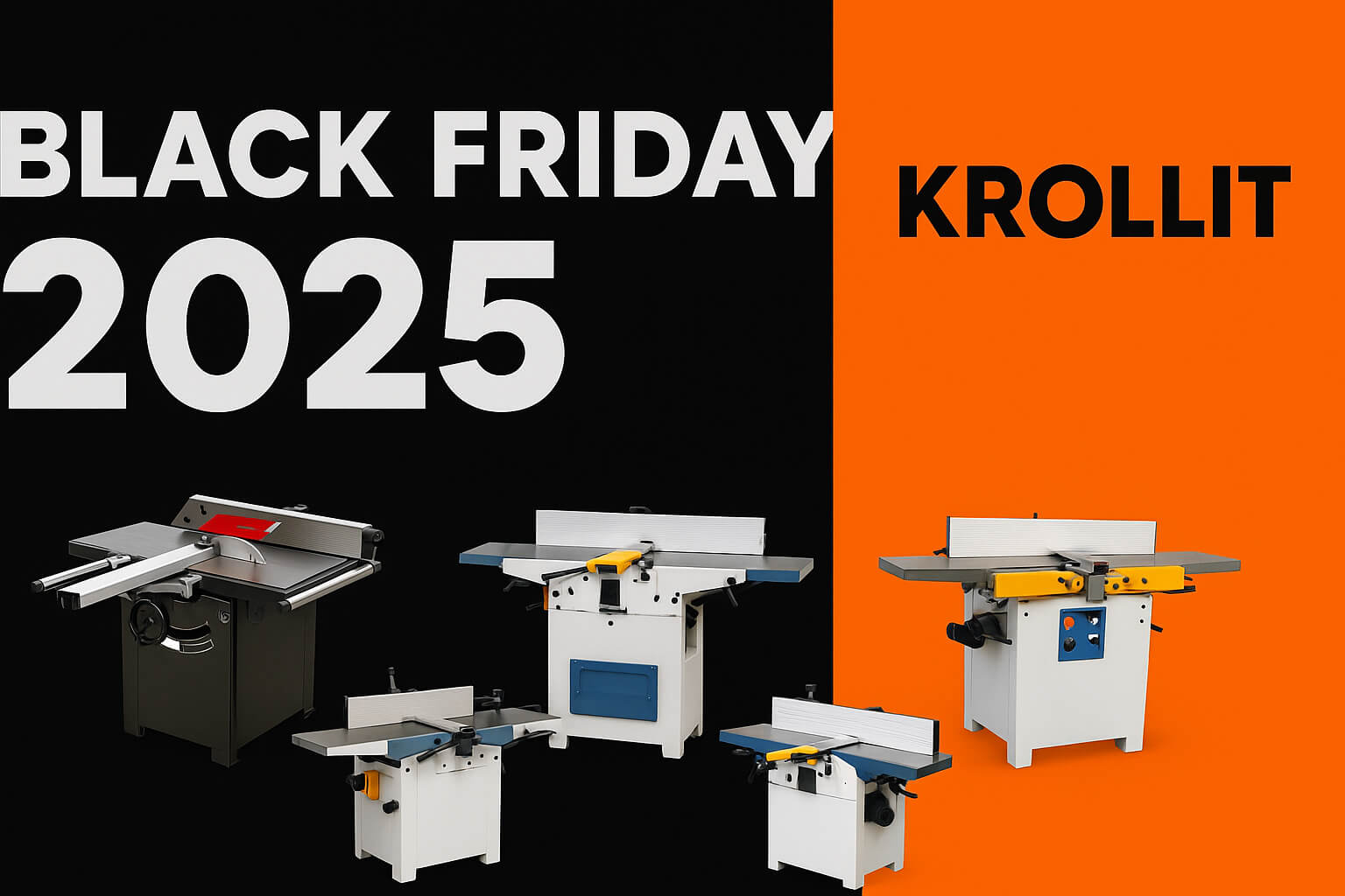 Black Friday Krollit 2025: Sconti Fino al 15% su Macchine Utensili Professionali