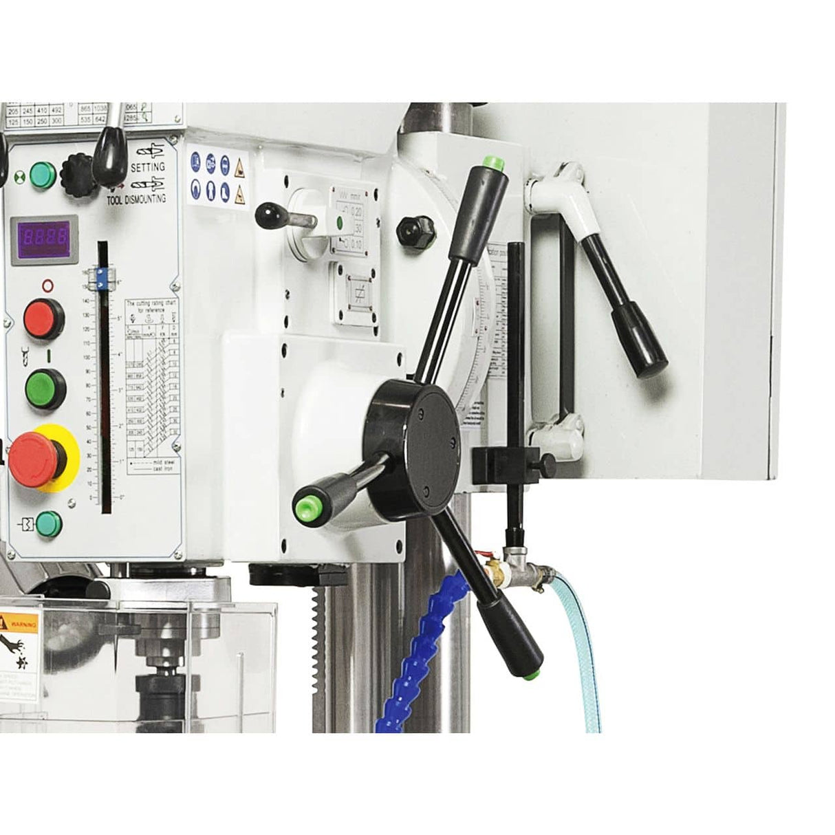 GB 32 STi gear drill, bench and column