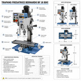 Trapano-fresatrice Bernardo BF 18 BDC