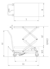 Tavolo di sollevamento a piattaforma idraulico BS 700 D