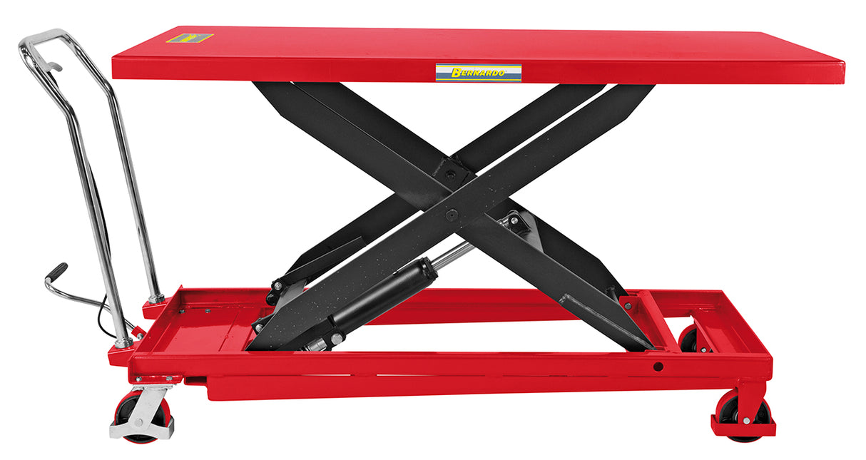 Tavolo di sollevamento a piattaforma idraulico con piano grande TG 500