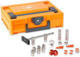 Kit accessori cane di serraggio autobloccante UJK in custodia T-LOC