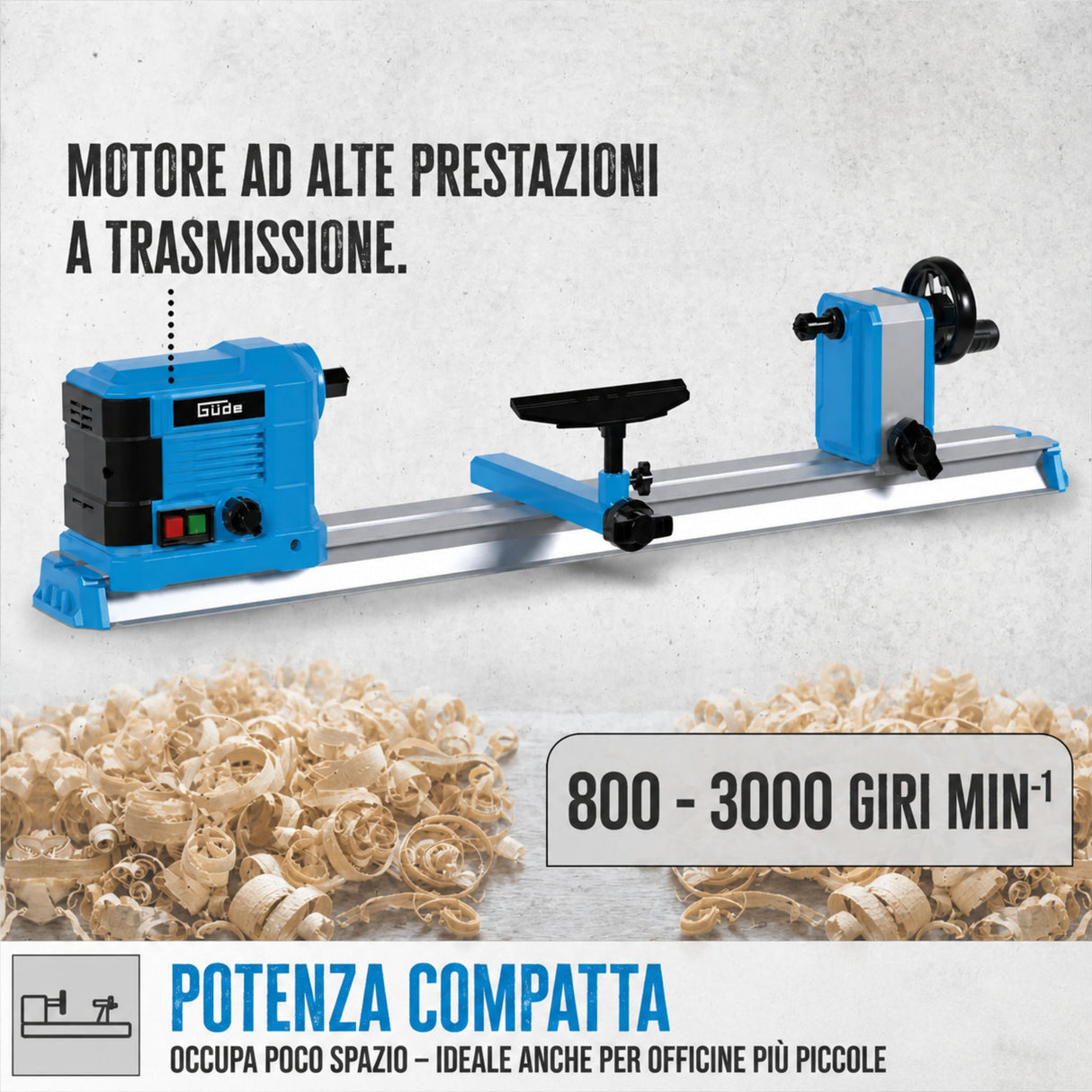 Tornio per legno Guede Güde GDM 600