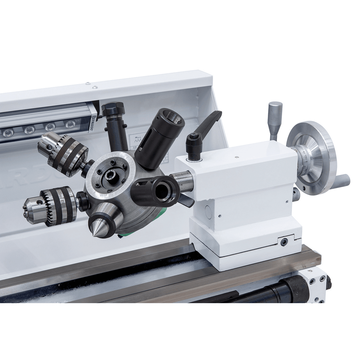Tornio Bernardo Profi 650 G / 230 V con DRO 2 assi