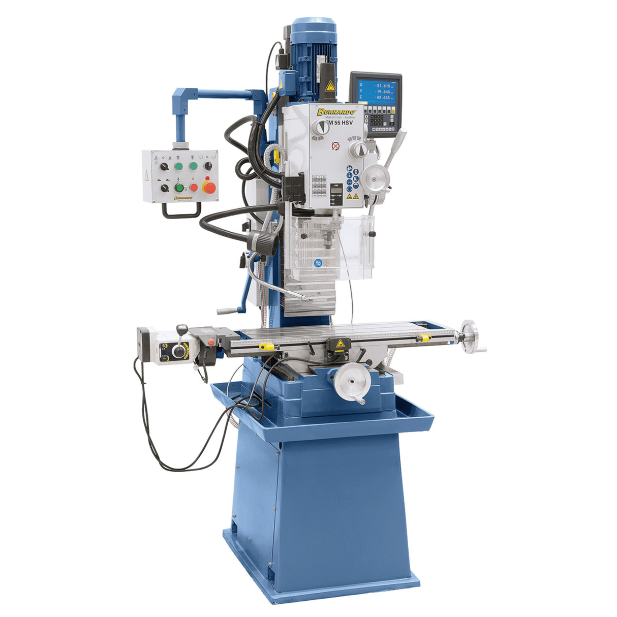 FM 55 HSV Bohr- und Fräsmaschine mit digitaler Positionsanzeige