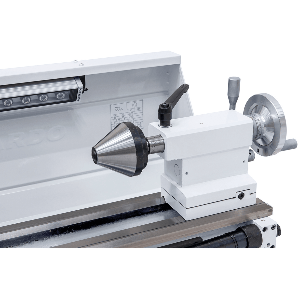 Tornio Bernardo Profi 650 G / 230 V con DRO 2 assi
