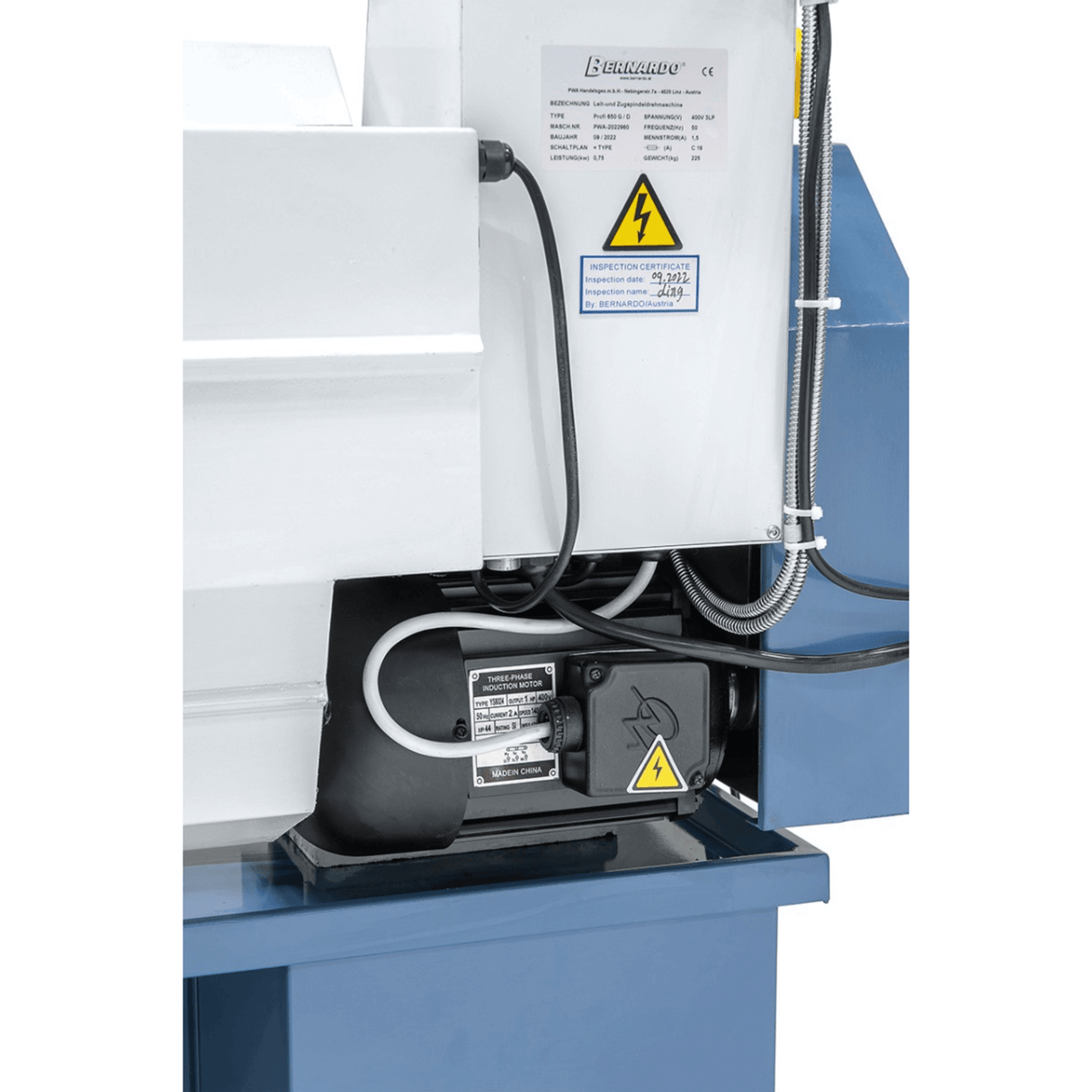 Tornio Bernardo Profi 650 G / 230 V con DRO 2 assi