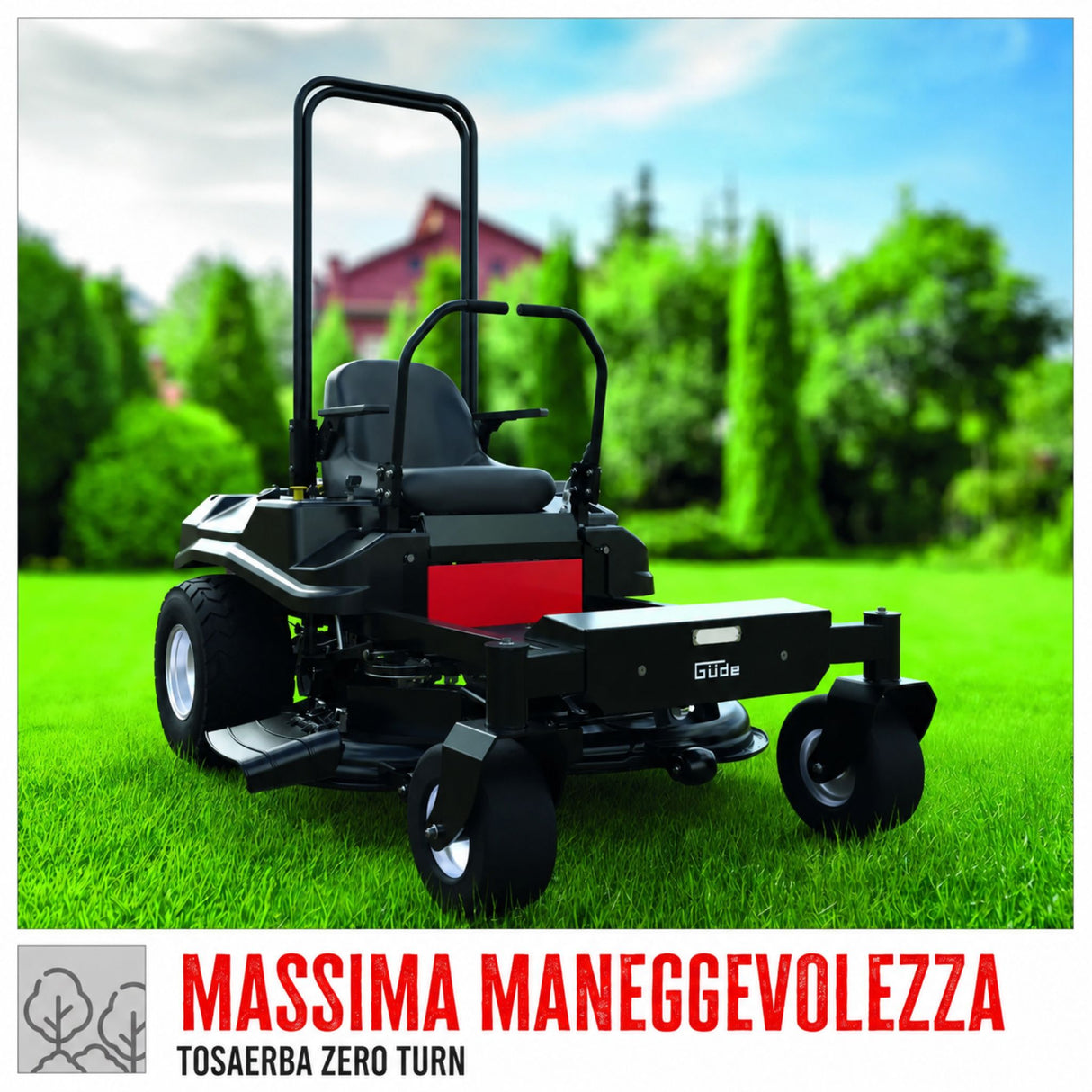 Trattorino tosaerba Güde GZT 1070