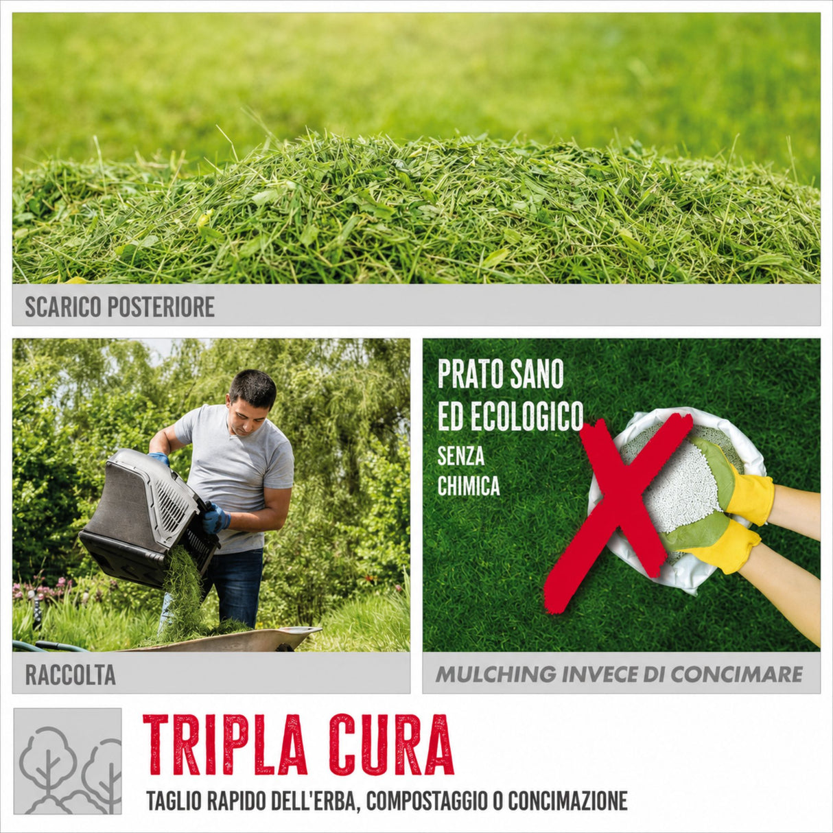 Tosaerba a spinta Güde ECO WHEELER 413.3 R