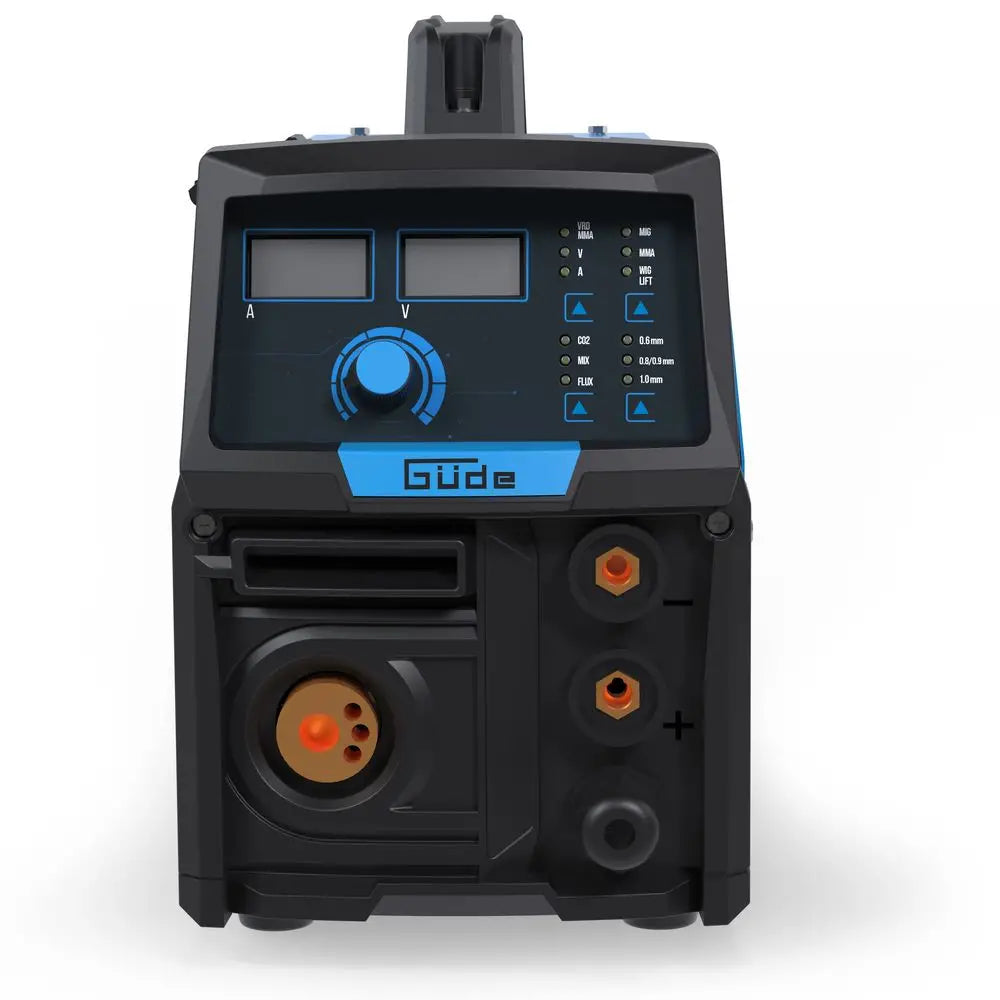 Saldatrice multiprocesso Güde Uni-Mig 165 SYN – inverter monofase 230V, MIG/MAG, MMA, filo animato e TIG