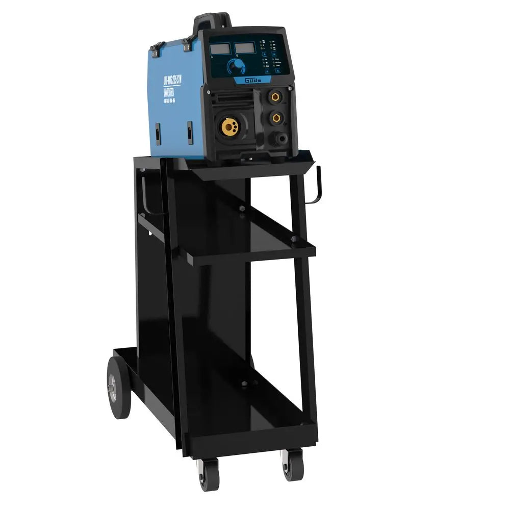 Saldatrice inverter multiprocesso Güde Uni-Mig 205 SYN – MIG/MAG, MMA, filo animato e TIG
