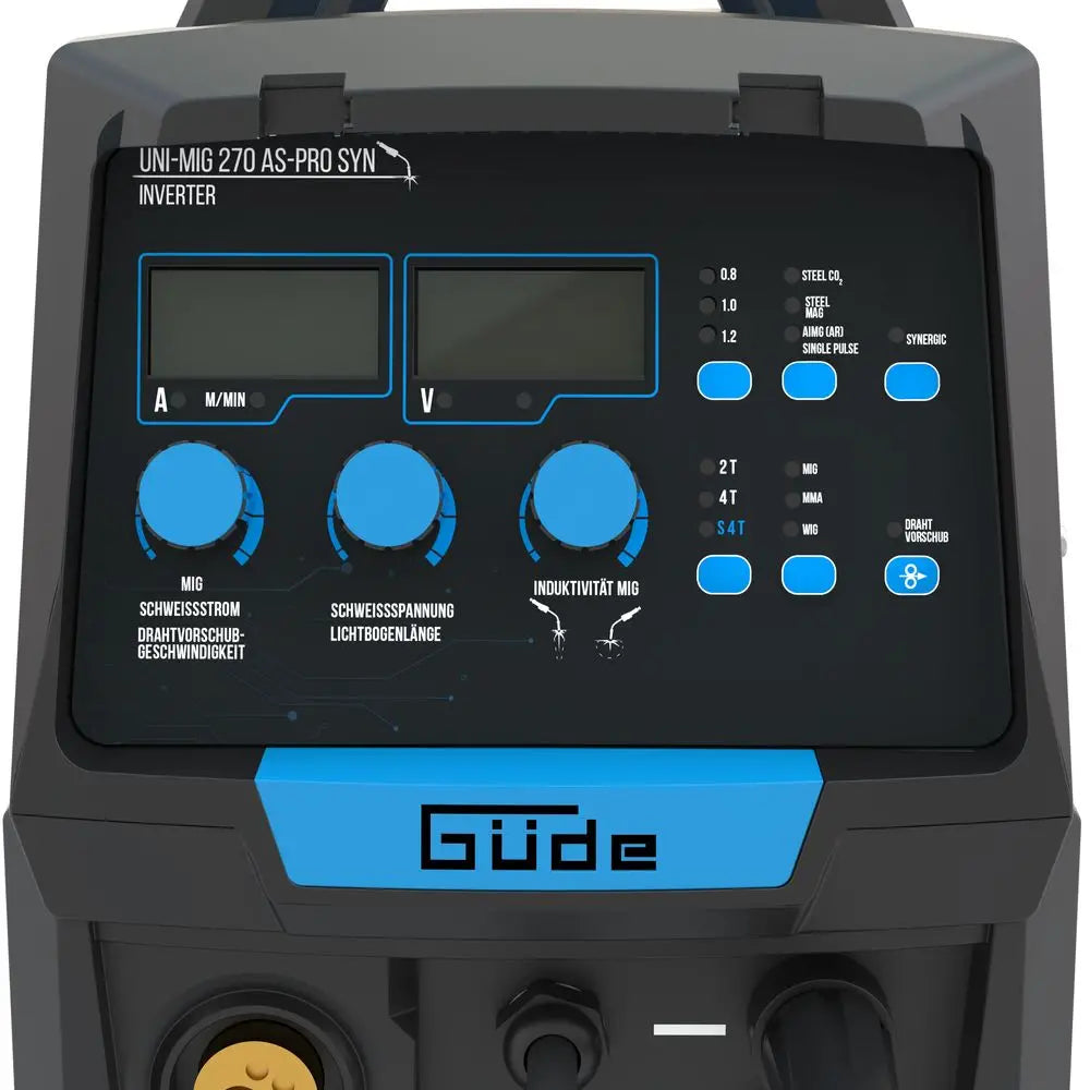 Saldatrice professionale MIG/MAG Güde Uni-Mig 270 AS-Pro SYN 270 A