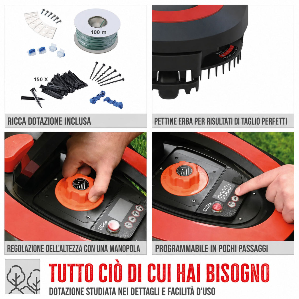 Utensile da giardinaggio Guede Güde Robot tagliaerba GRR 180.1