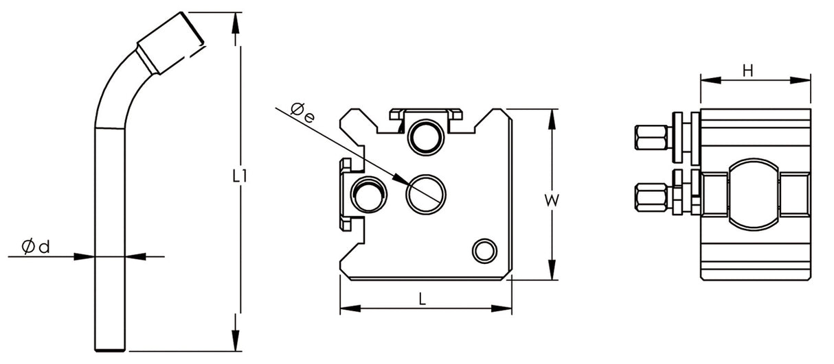 Set porta-utensili a sostituzione rapida modello Bernardo Gr. 10