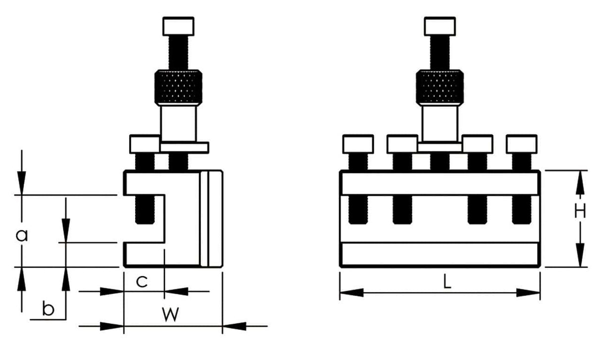 Supporto intercambiabile con un inserto dritto per la dimensione 10