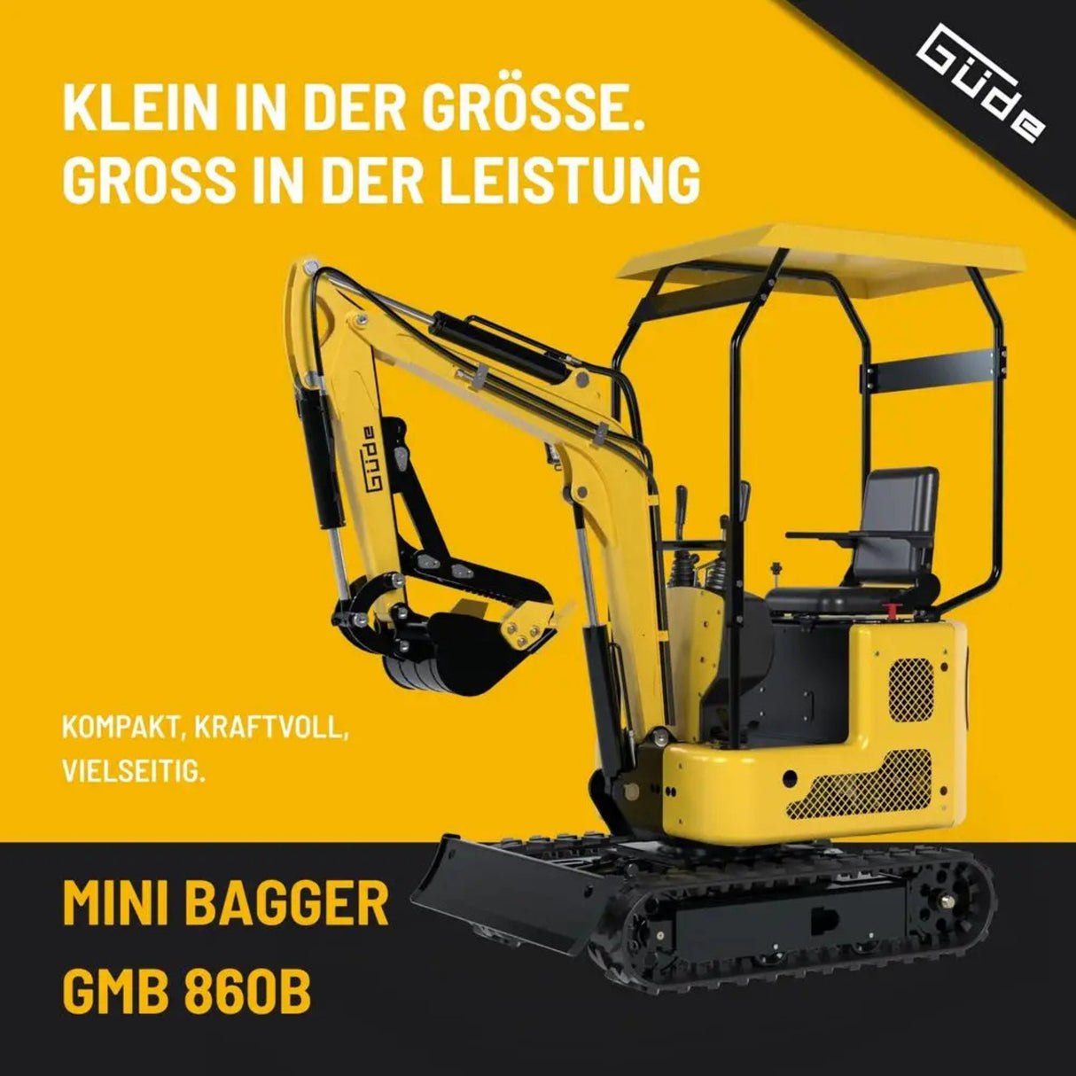 Güde Mini Escavatore GMB 860B