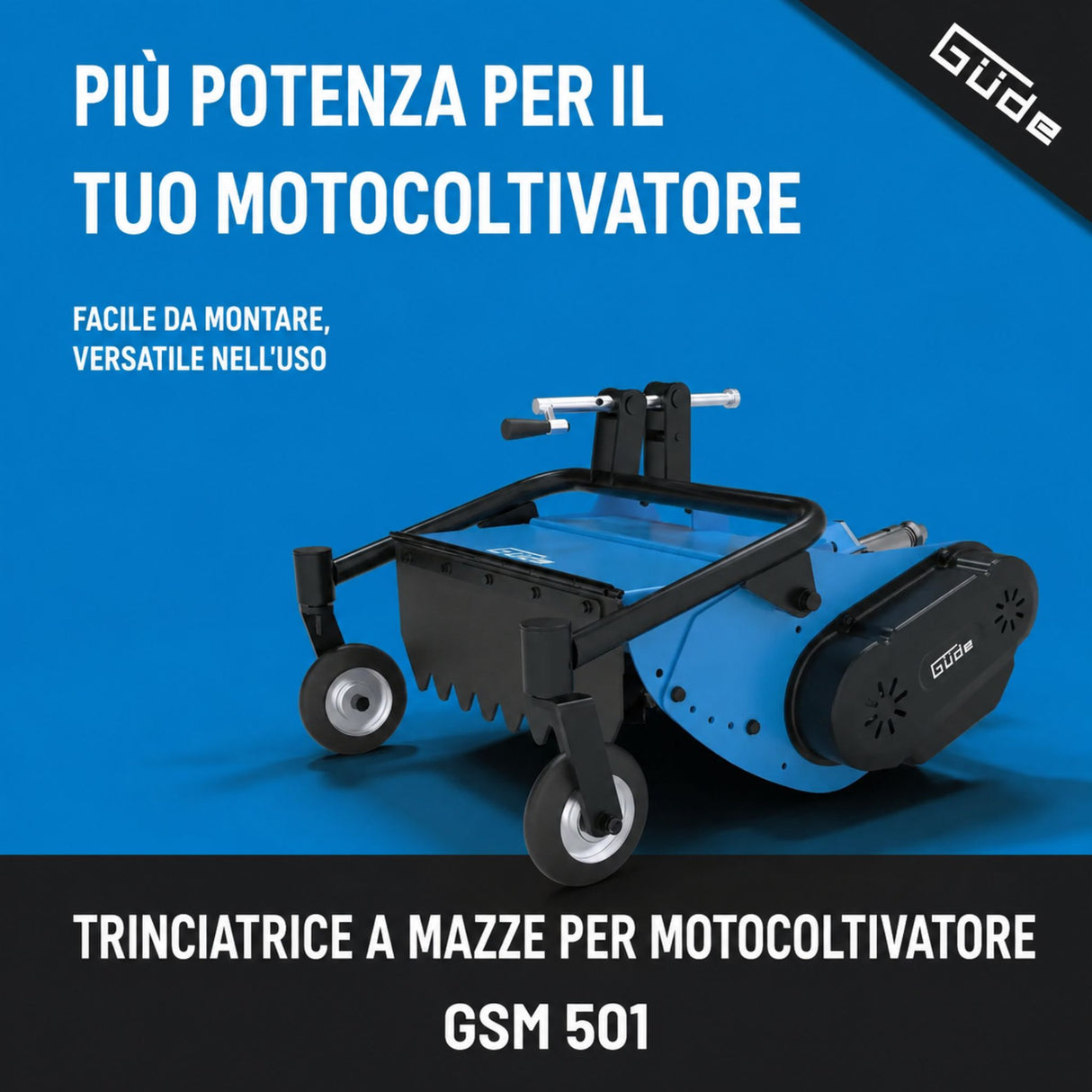 Trincia a flagelli per motocoltivatore Güde GSM 501
