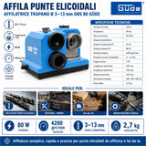 Affilatrice per punte da trapano Güde GBS 80