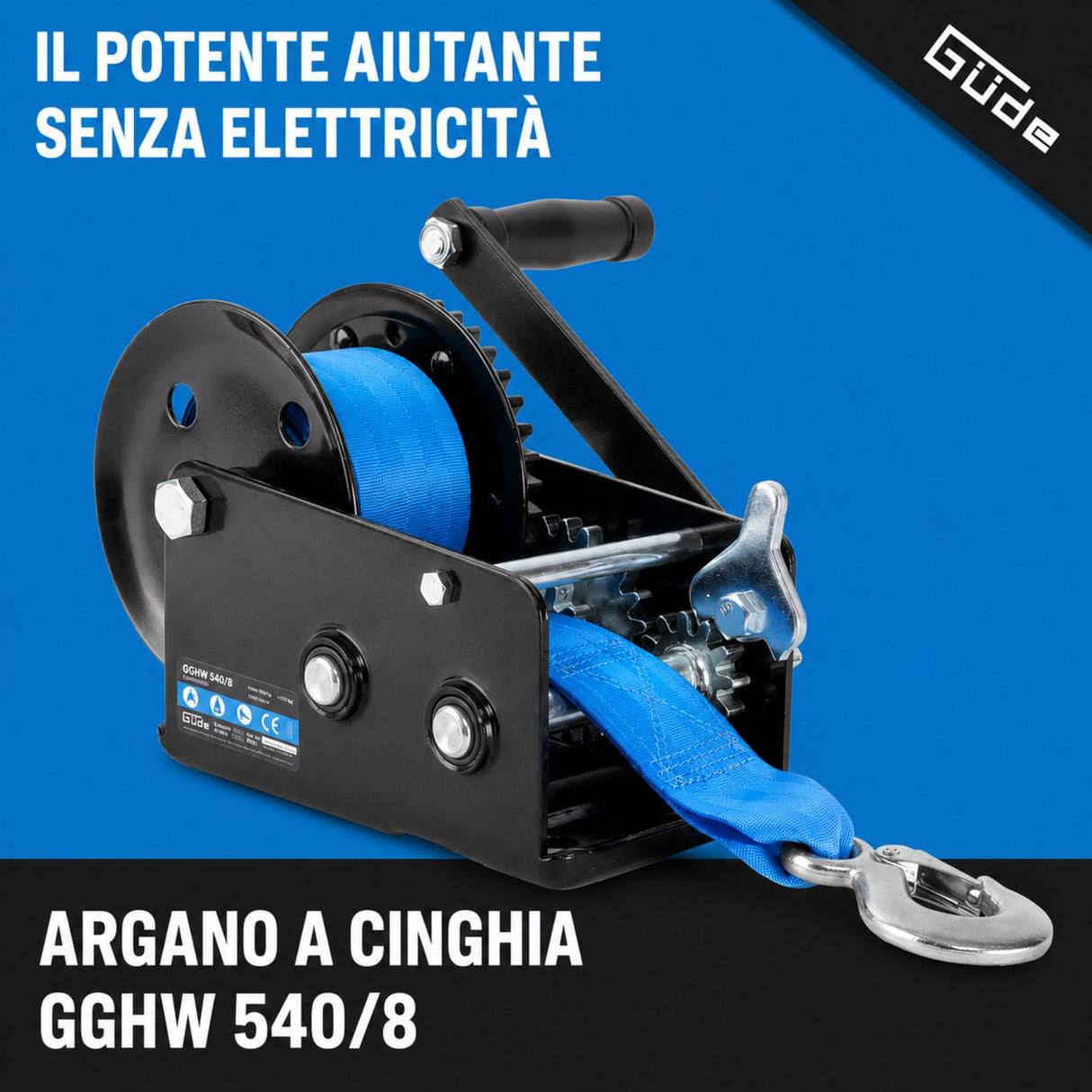 Verricello a cinghia Güde GGHW 900/8