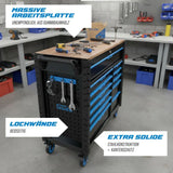 Carrello portautensili con banco Güde GW 12S – 12 cassetti 400Kg