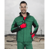 Giacca Softshell ARDON PRE100 verde/nera – Impermeabile e traspirante
