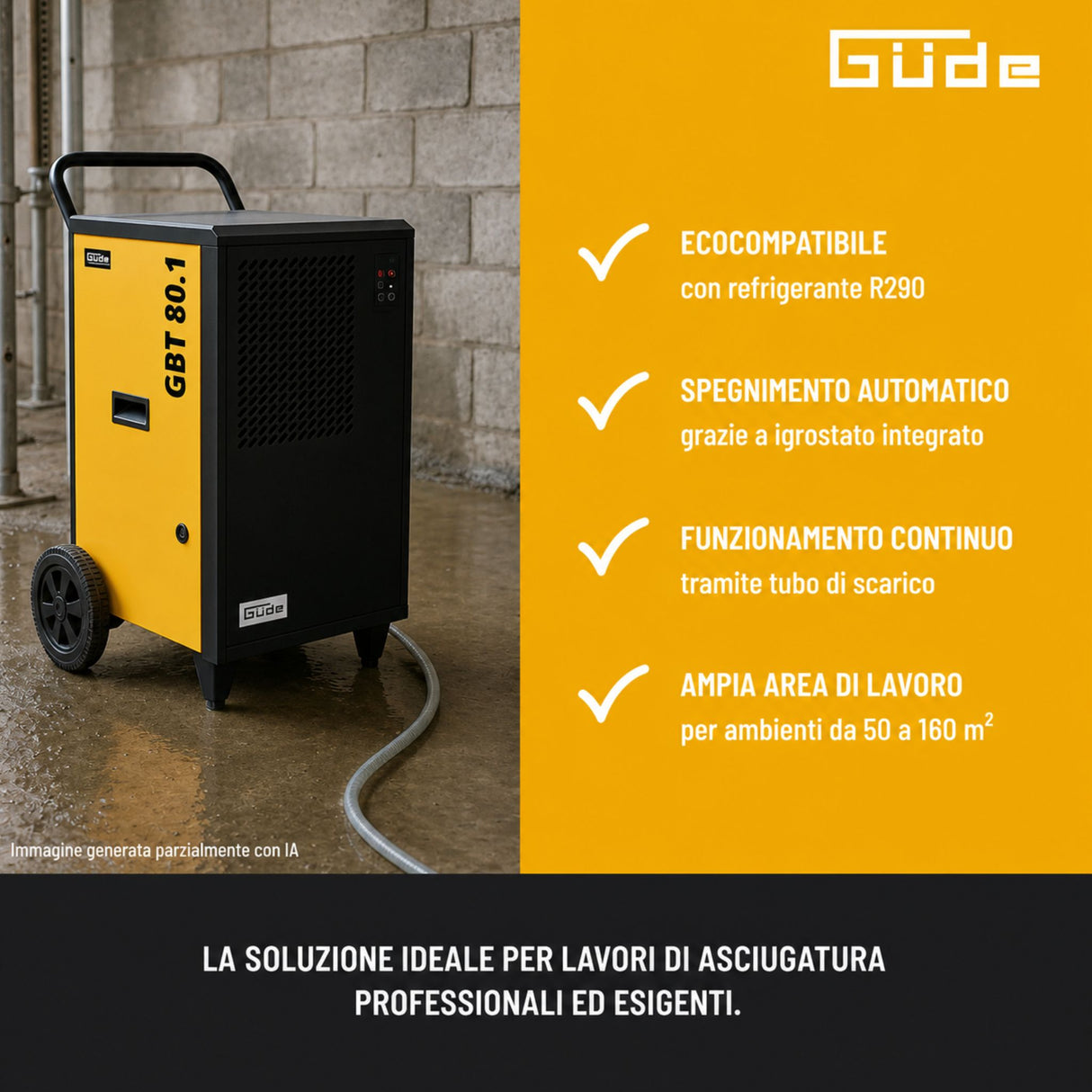 Güde Deumidificatore GBT 80.1