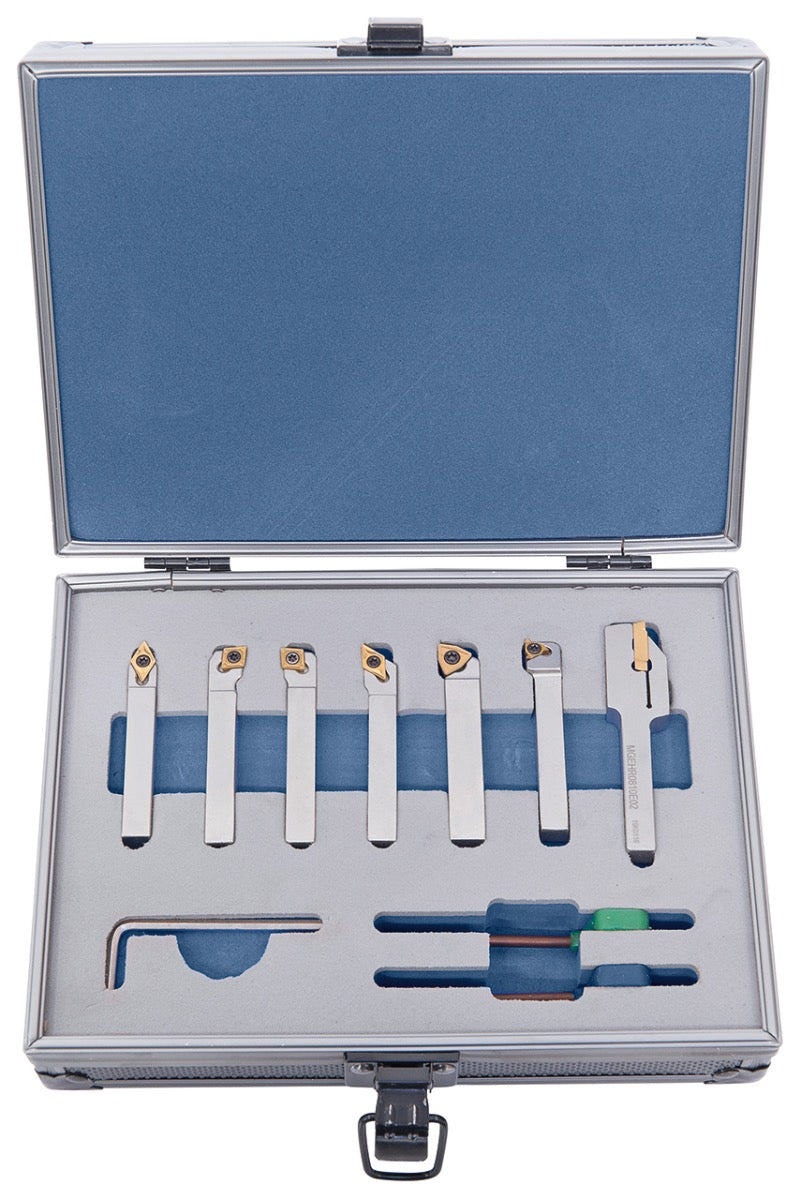 HM 8mm Mehrschneidplatten-Drehwerkzeug, L-Kit